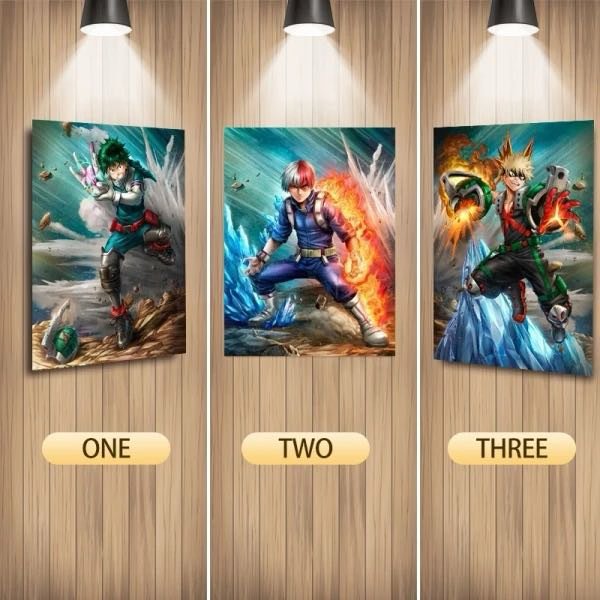 Cuadro plus Ultra My hero academy 3D Lenticular