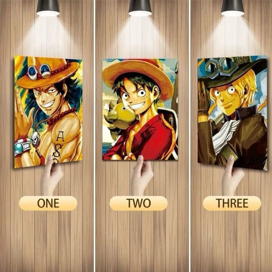 cuadro de one piece 3D Lenticular