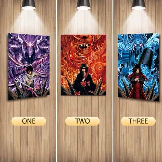 Cuadro de Clan Huchiha 3D Lenticular