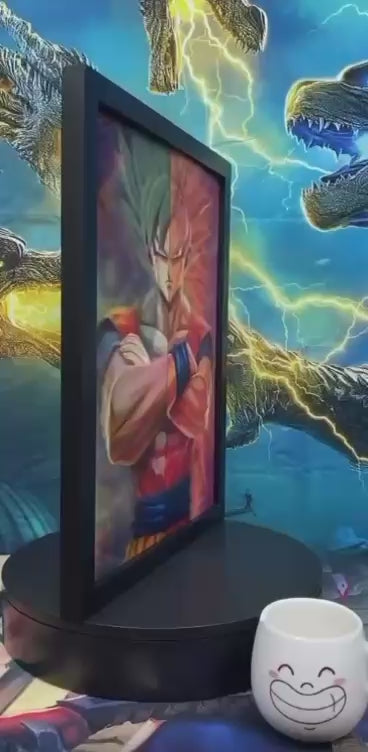 Cuadro de Goku 3D Lenticular